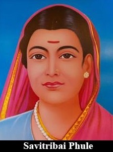 Savitribai Phule as the first woman teacher.jpg