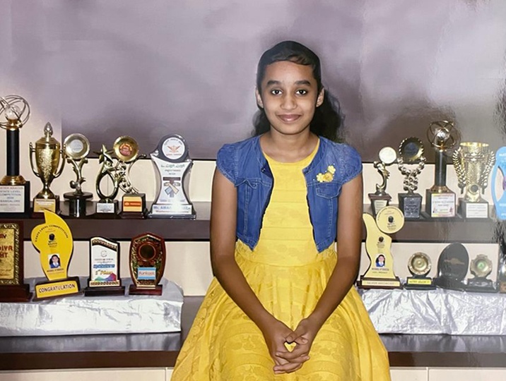 Nishel D'Souza was just 11 years old and she already has 19 awards, 72 certificates and 49 medals in her pocket