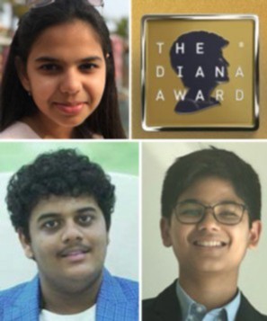 indian teens who bagged the diana award